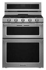 30-Inch 5 Burner Gas Double Oven Convection Range