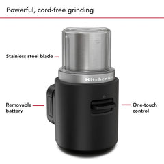 KitchenAid Go® Cordless Blade Coffee Grinder - battery included